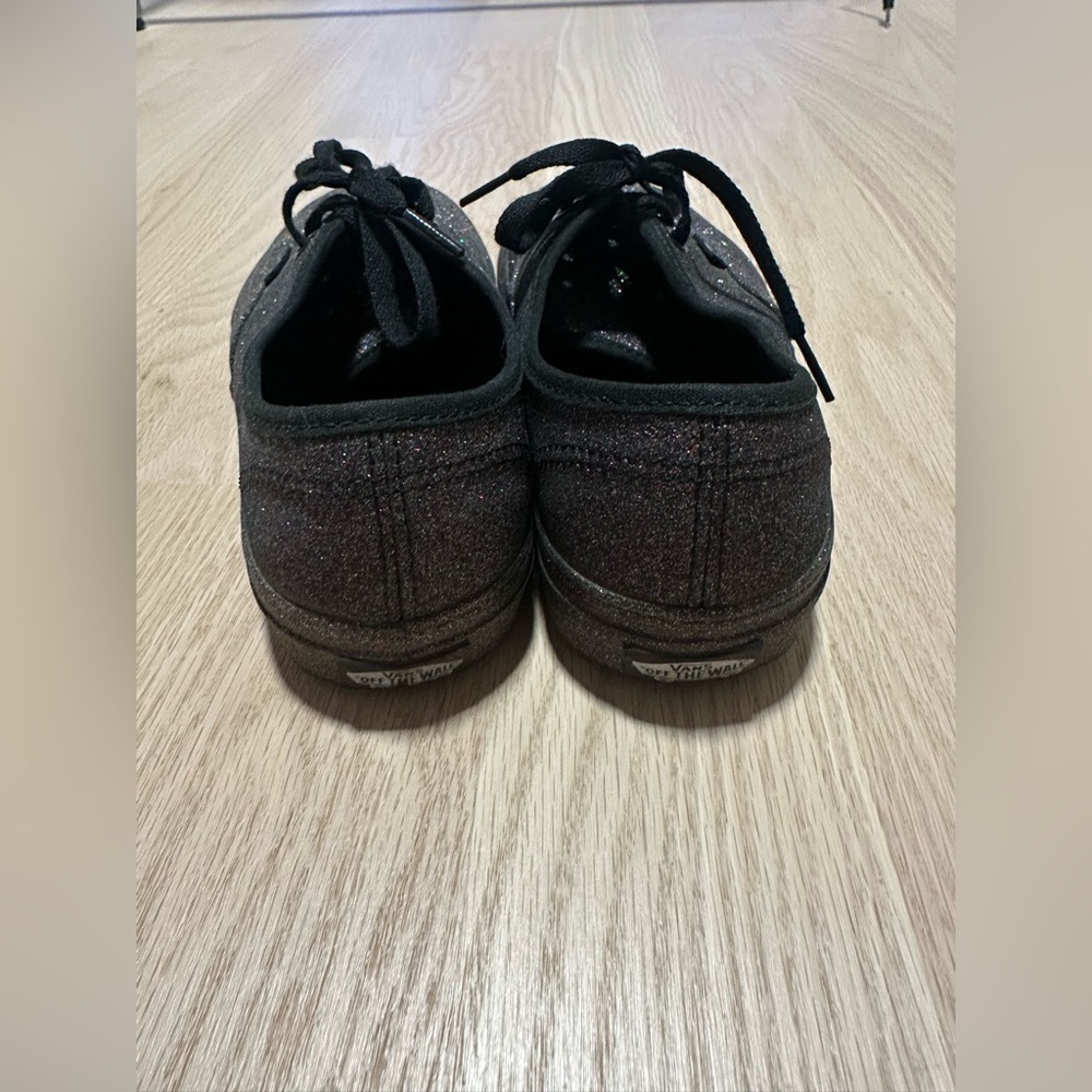 Dark gray glitter vans size 7 (women’s) - Picture 3 of 10
